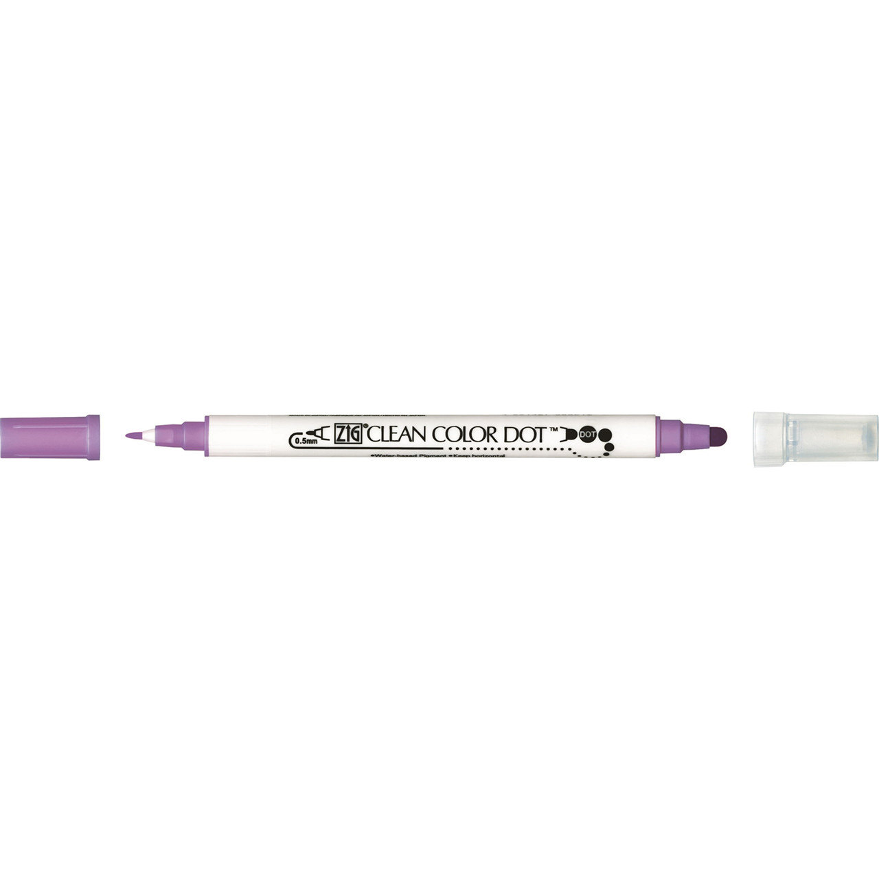6 stk. Zig Clean Color DOT Pen Hyacinth - Køb minimum 6 stk.