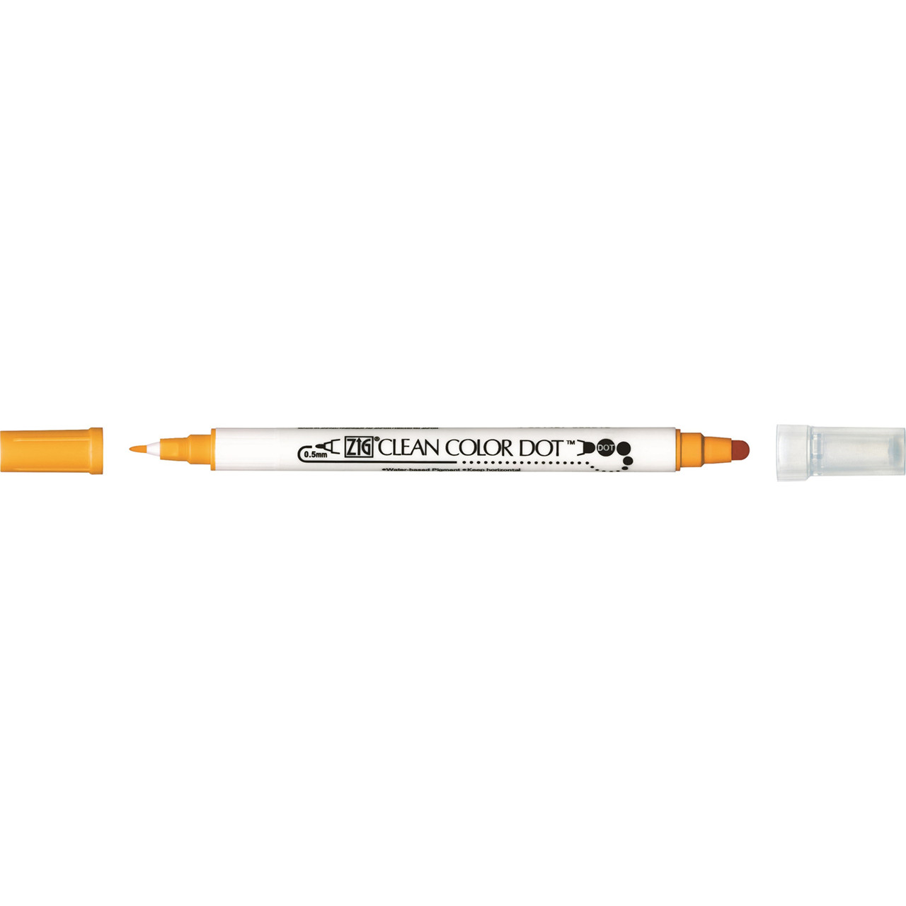 6 stk. Markør - ZIG Clean Color DOT Summer Sun - Dual tip