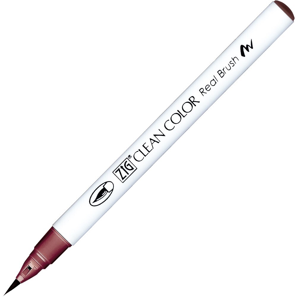6 stk. Penseltusser Zig Clean Color Pensel Pen 206 Dark Peony