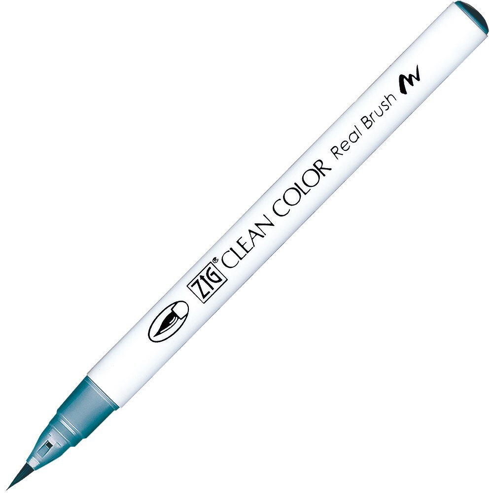 6 stk. Penseltusser Zig Clean Color Pensel Pen 305 Smoky Teal