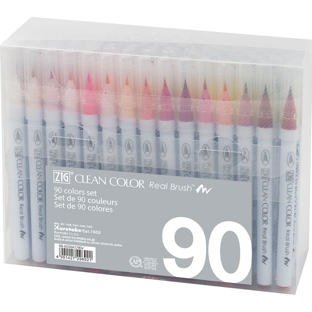 ZIG Zig Clean Color Pensel Pen Sæt m. 90