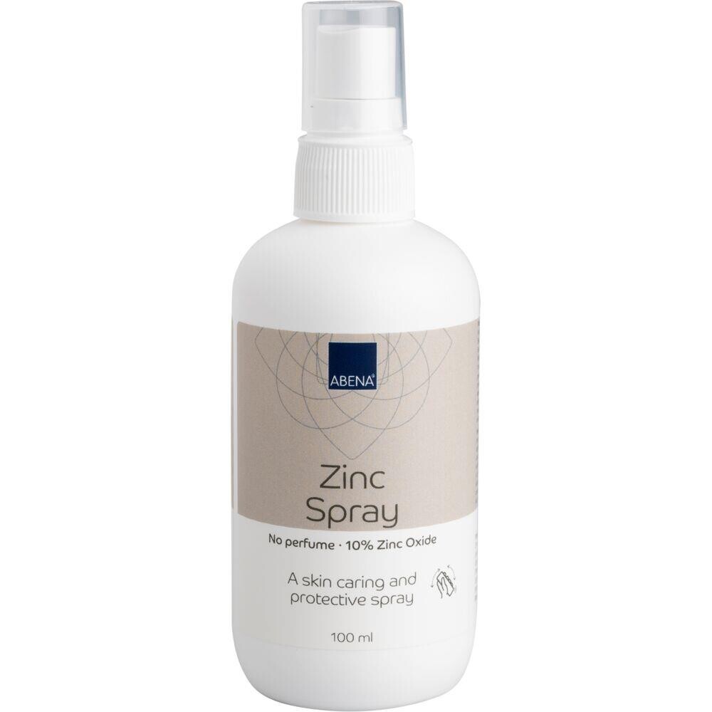 Zinkspray, ABENA, 100 ml, parfumefri, 10% zinkoxid - 6 stk