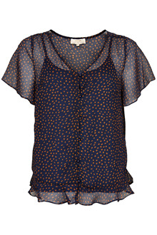 CREAM SOPHIA SHORT BLOUSE 10650259