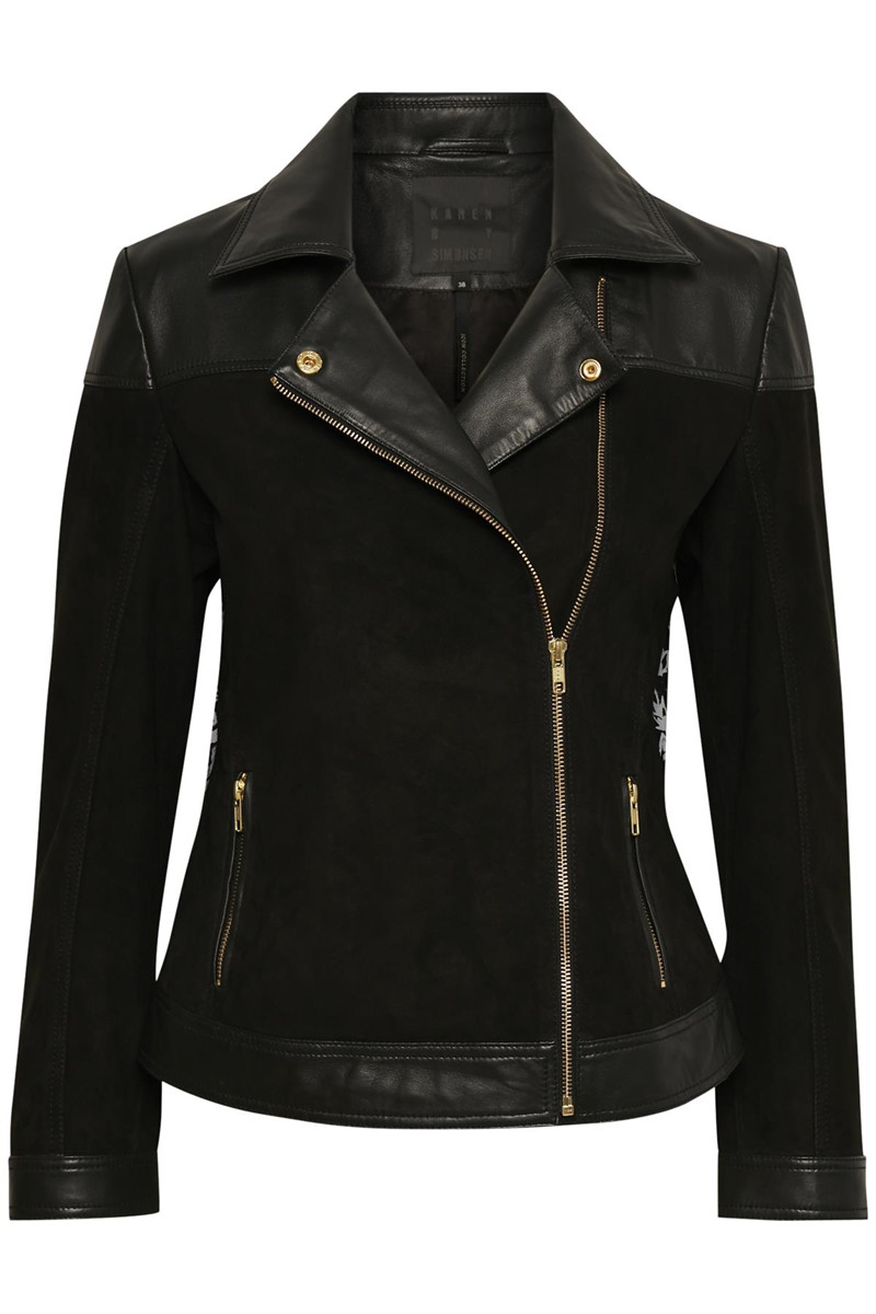 KAREN BY SIMONSEN DOMINGO LEATHER JACKET 10101480