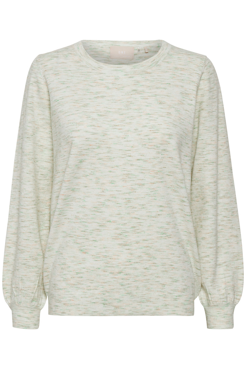 #2 - KAREN BY SIMONSEN ALVA KNIT PULLOVER 10102783 (Celadon 40290, XS)