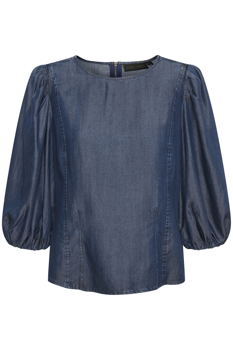 KAREN BY SIMONSEN CENCIEKB BLOUSE 10103143 193938 (Twilight Blue, 36)