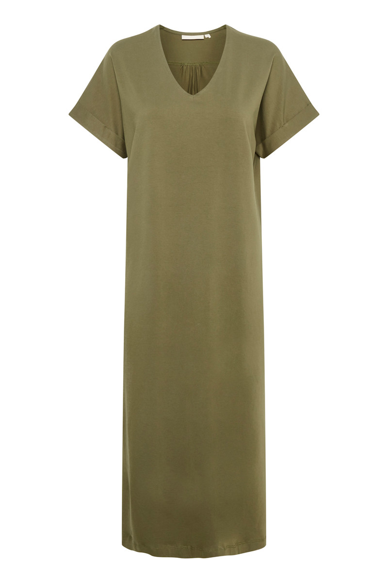 KAREN BY SIMONSEN RUMI DRESS 10103323 190622 (Millitary Olive, S)