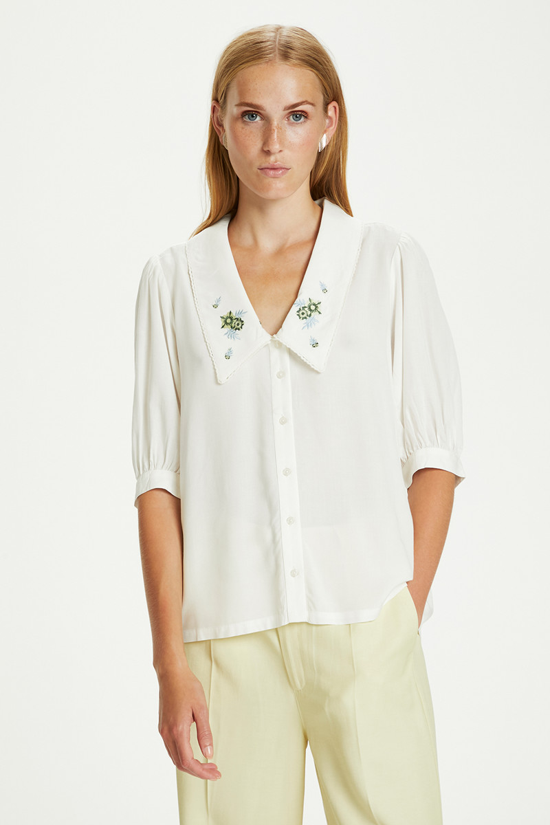 KAREN BY SIMONSEN FAITH BLOUSE 10103369 110103 (Egret, 40)