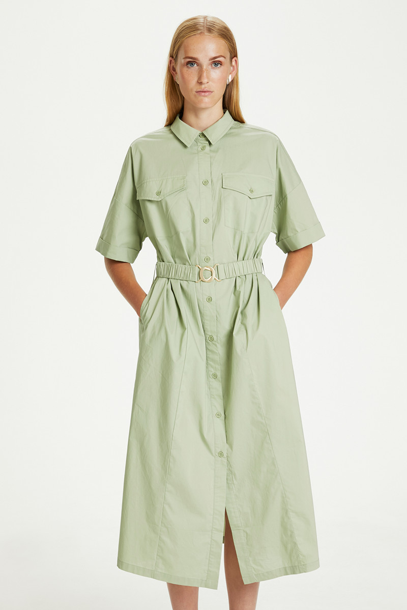 KAREN BY SIMONSEN GRY DRESS 10103444 166008 (Seagrass, 40)