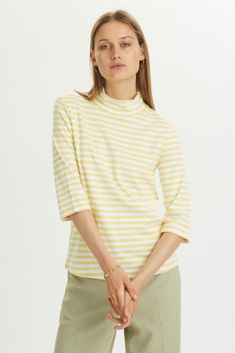 KAREN BY SIMONSEN BROOKEKB TURTLENECK 10103818 110616 (Pastel Yellow, S)
