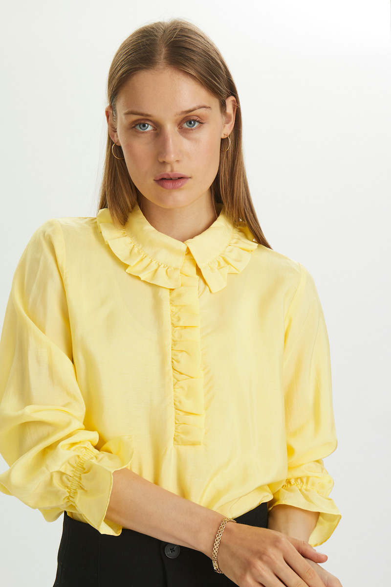 KAREN BY SIMONSEN BIKUKB BLOUSE 10103824 110616 (Pastel Yellow, 36)