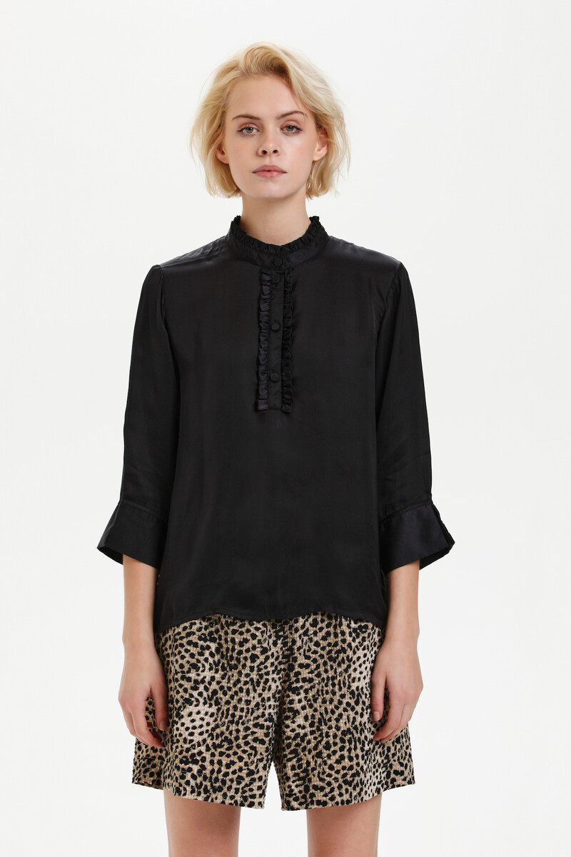 KAREN BY SIMONSEN DAGMARKB BLOUSE 10103961 194008 (Meteorite, 34)