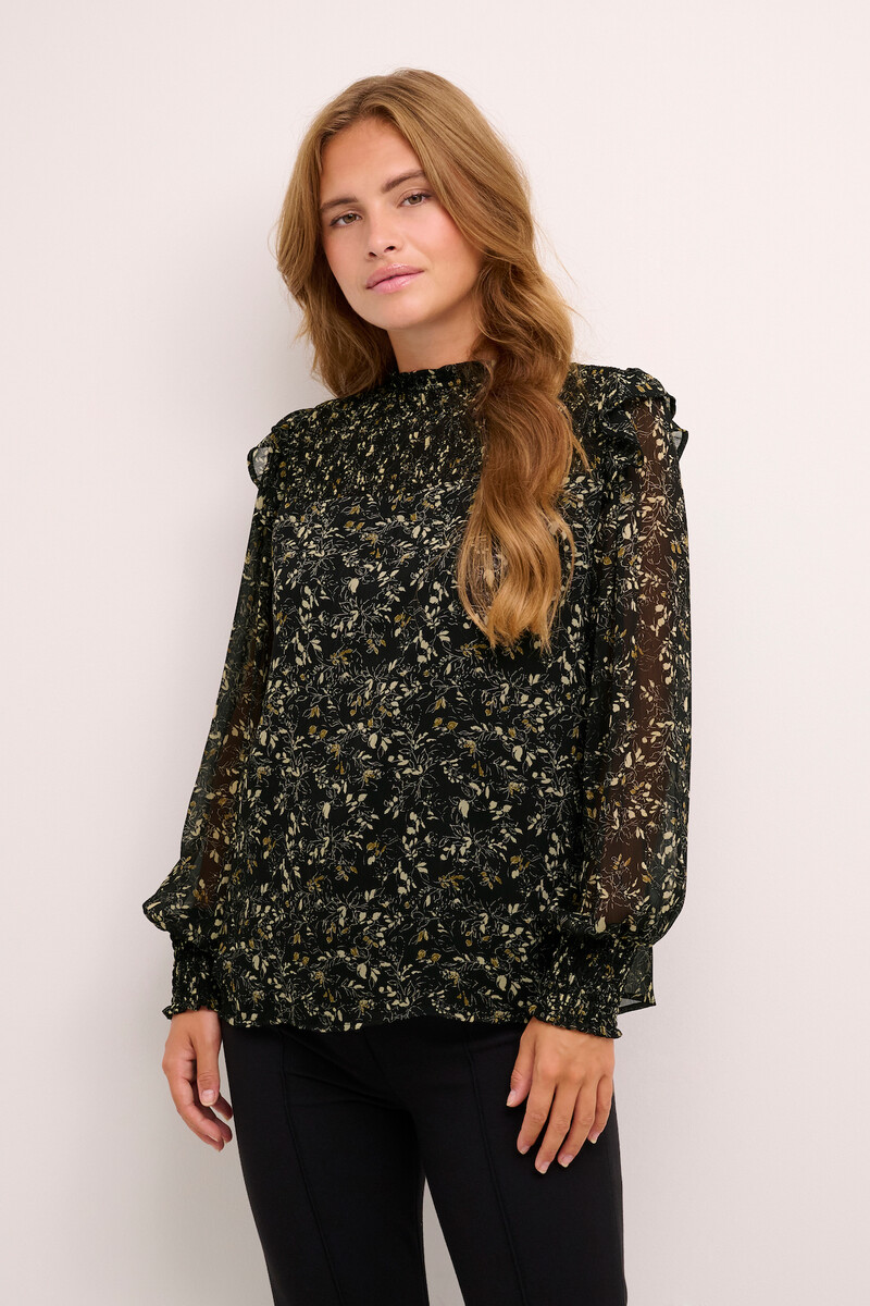 KAREN BY SIMONSEN ELLENKB BLOUSE 10104033 103399 (Flower Note, 36)