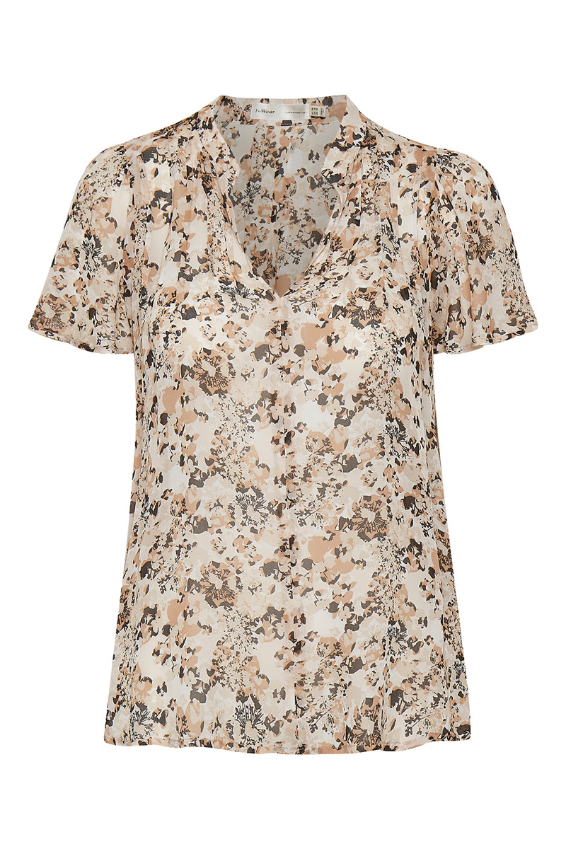 INWEAR HOLLIE BLOUSE 30106302 300743 (Natural Flower, 36)