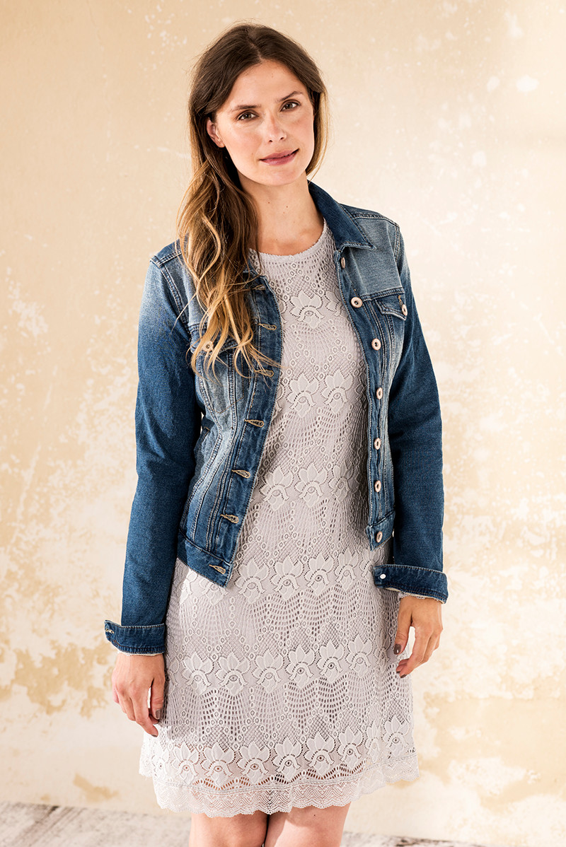 CREAM MIA JOGG DENIM JACKET 10601581