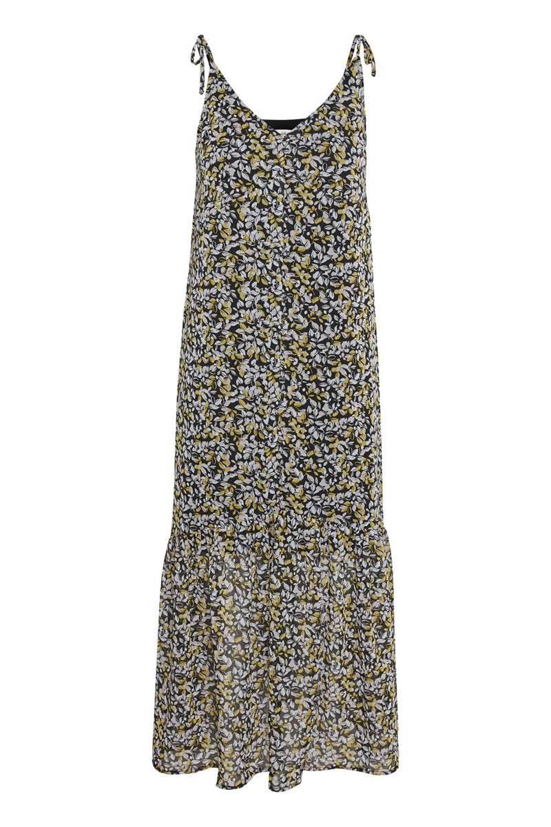 GESTUZ GEORGINAGZ DRESS (Black Leaves 90588, 34)