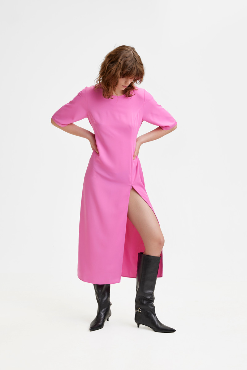 GESTUZ MELBAGZ LONG DRESS 10906097 172627 (Phlox Pink, 34)