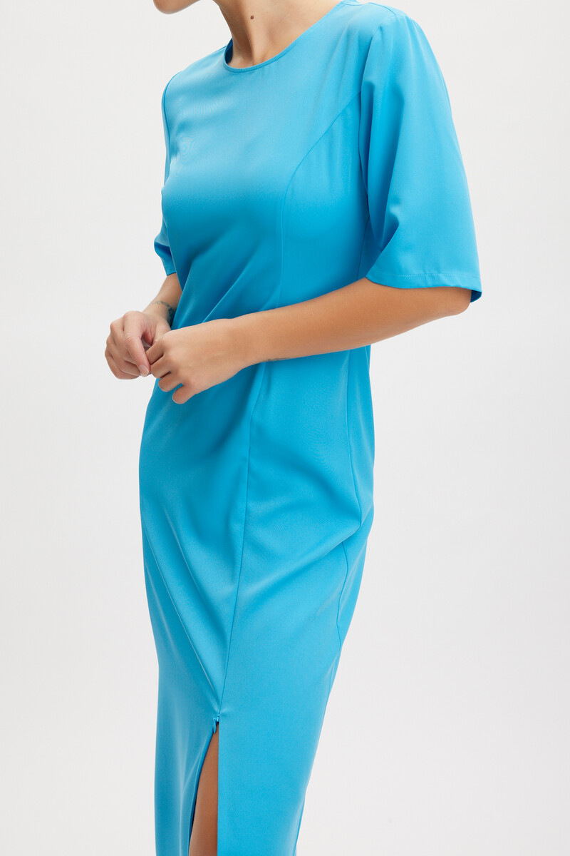 Gestuz - Kjole - MelbaGZ Long Dress - Malibu Blue