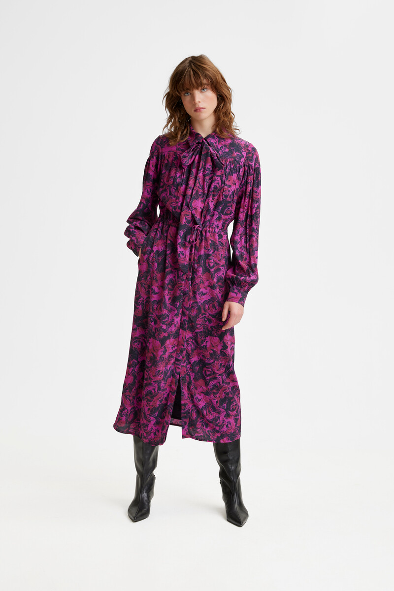 GESTUZ LUMIGZ DRESS 10906452 103309 (Pink Art, 36)