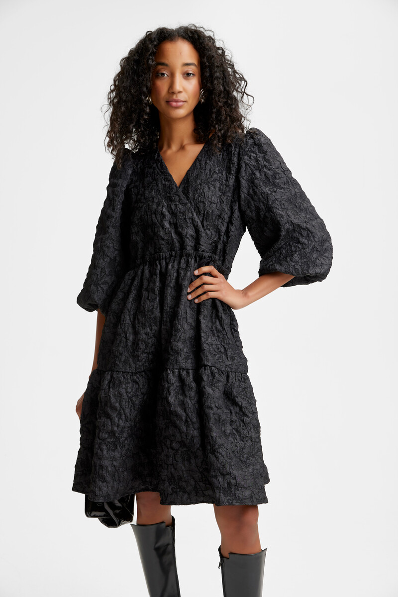 GESTUZ VALINAGZ SHORT DRESS 10906473 100017 (Black, 36)