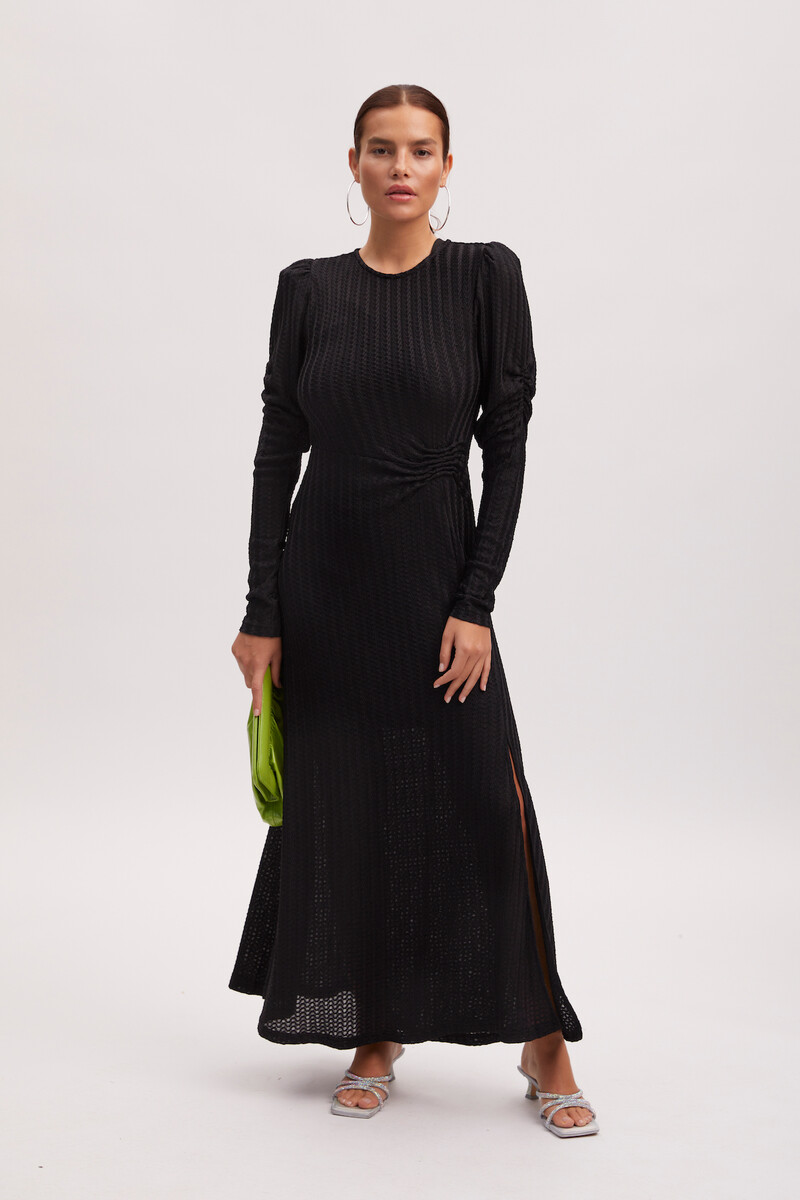 GESTUZ OLAVAGZ DRESS 10906890 100017 (Black, XS)