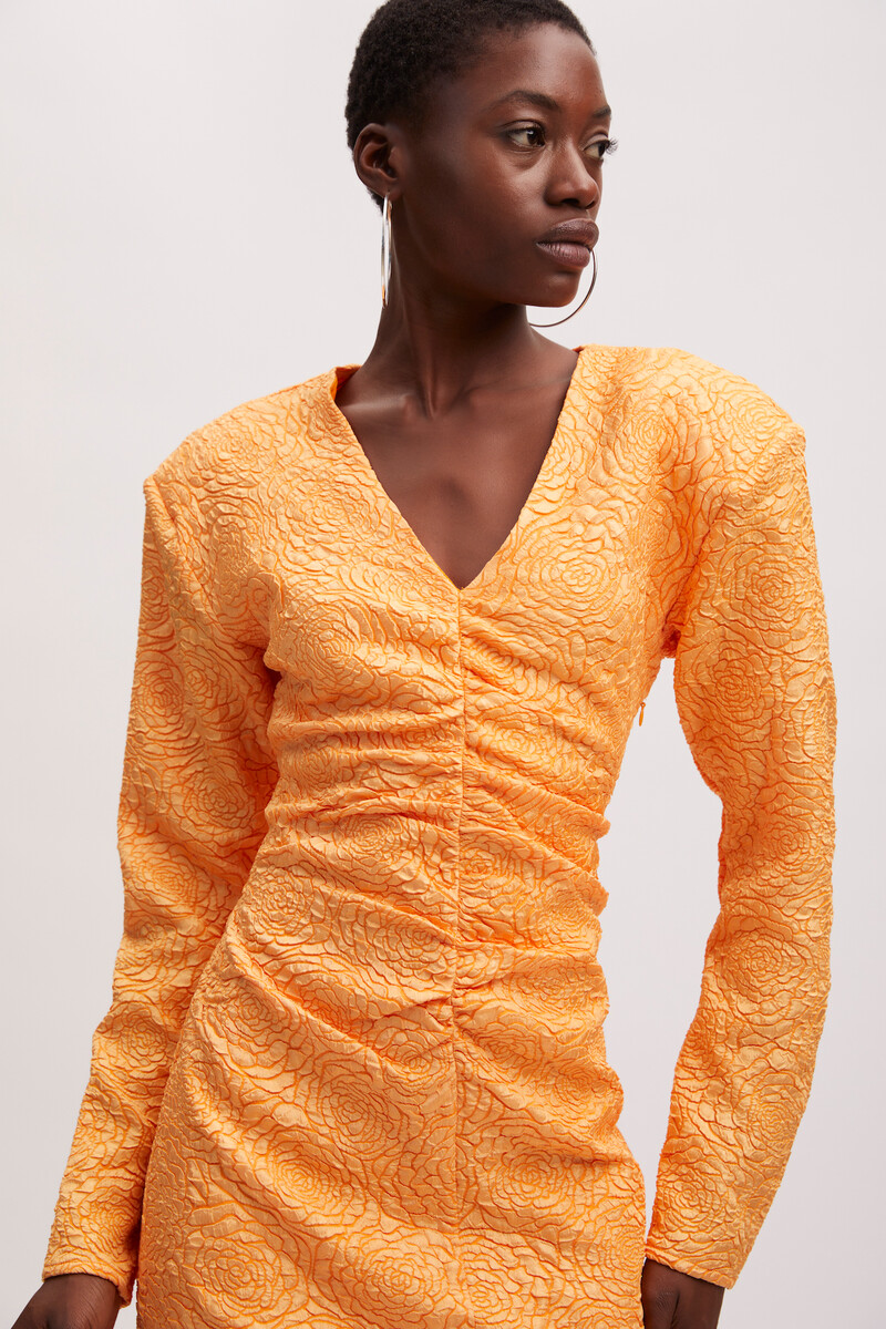 GESTUZ MAISIE DRESS 10906936 151157 (orange purple, 38)