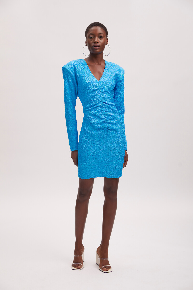 Gestuz - Kjole - MaisieGZ Dress - Malibu Blue