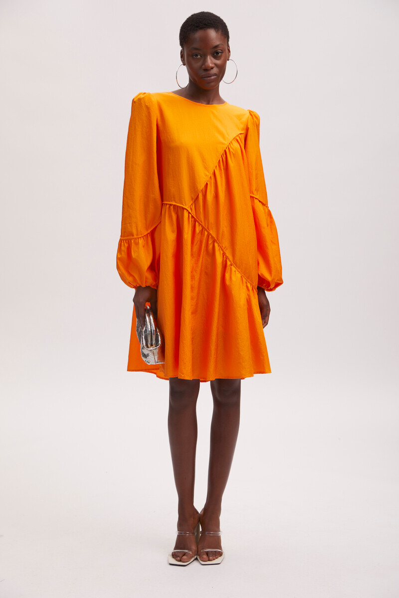 GESTUZ HESLA DRESS 10906964 151157 (Flame Orange, 36)