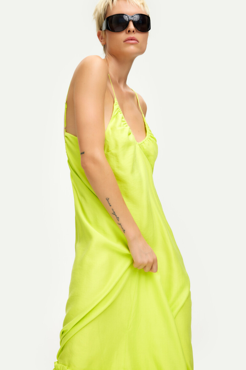 GESTUZ THEAGZ LONG STRAP DRESS 10908015 130651 (Evening Primrose, 40)
