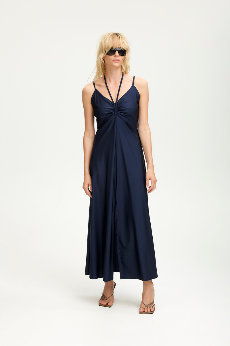 GESTUZ TUJAGZ LONG STRAP DRESS 10908023 194025 (Mood Indigo, XL)