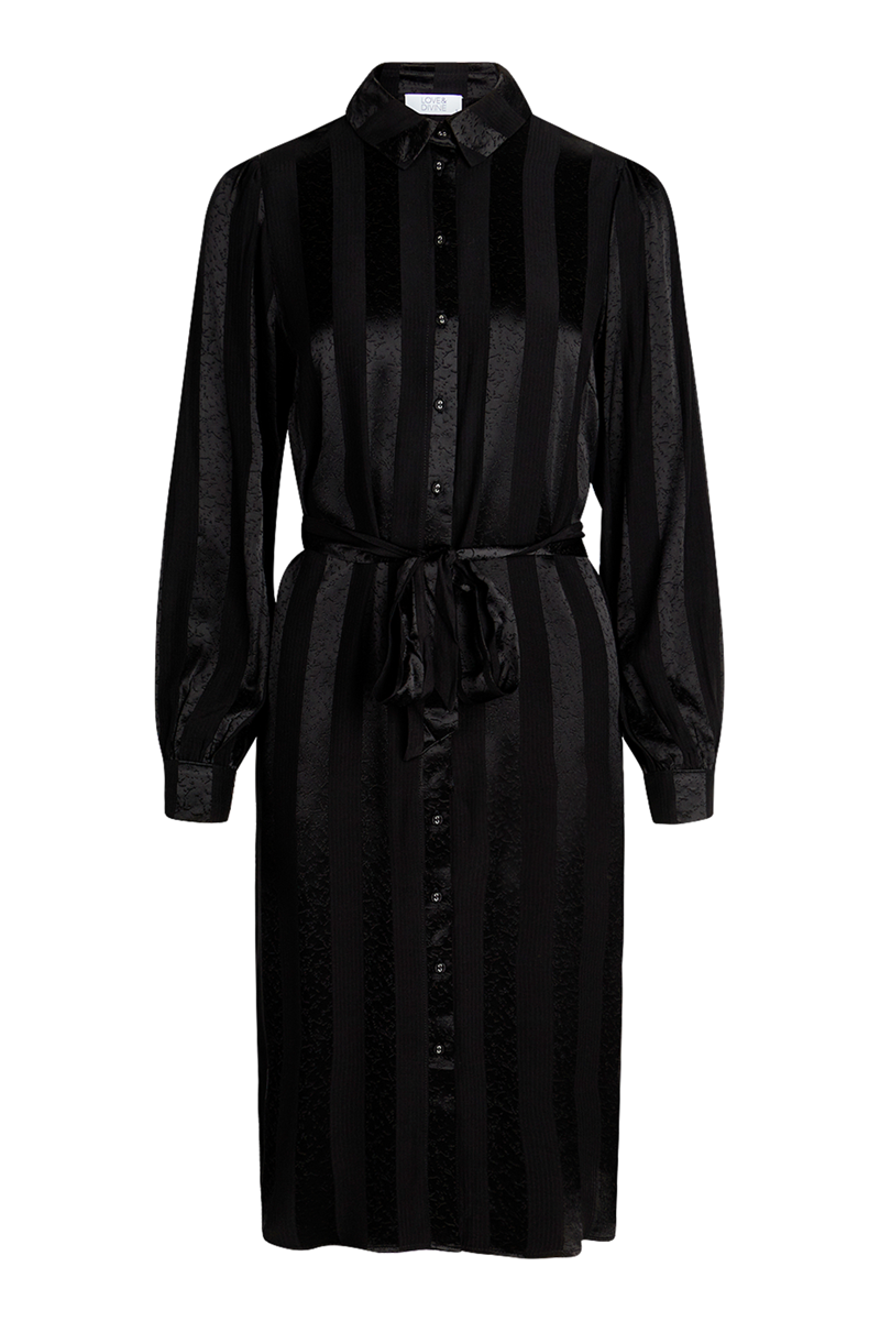 Love & Divine Love393-5 Kjole 14709-5 803 Sort, Størrelse: XS, Farve: Sort, Dame