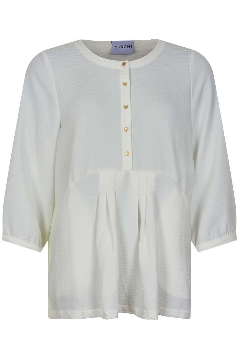 IN FRONT MELODY BLOUSE 14827 020 (Off White 020, XL)
