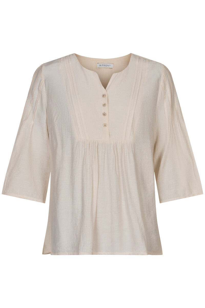 IN FRONT MEJSE BLOUSE 14928 003 (Eggshell 003, S)