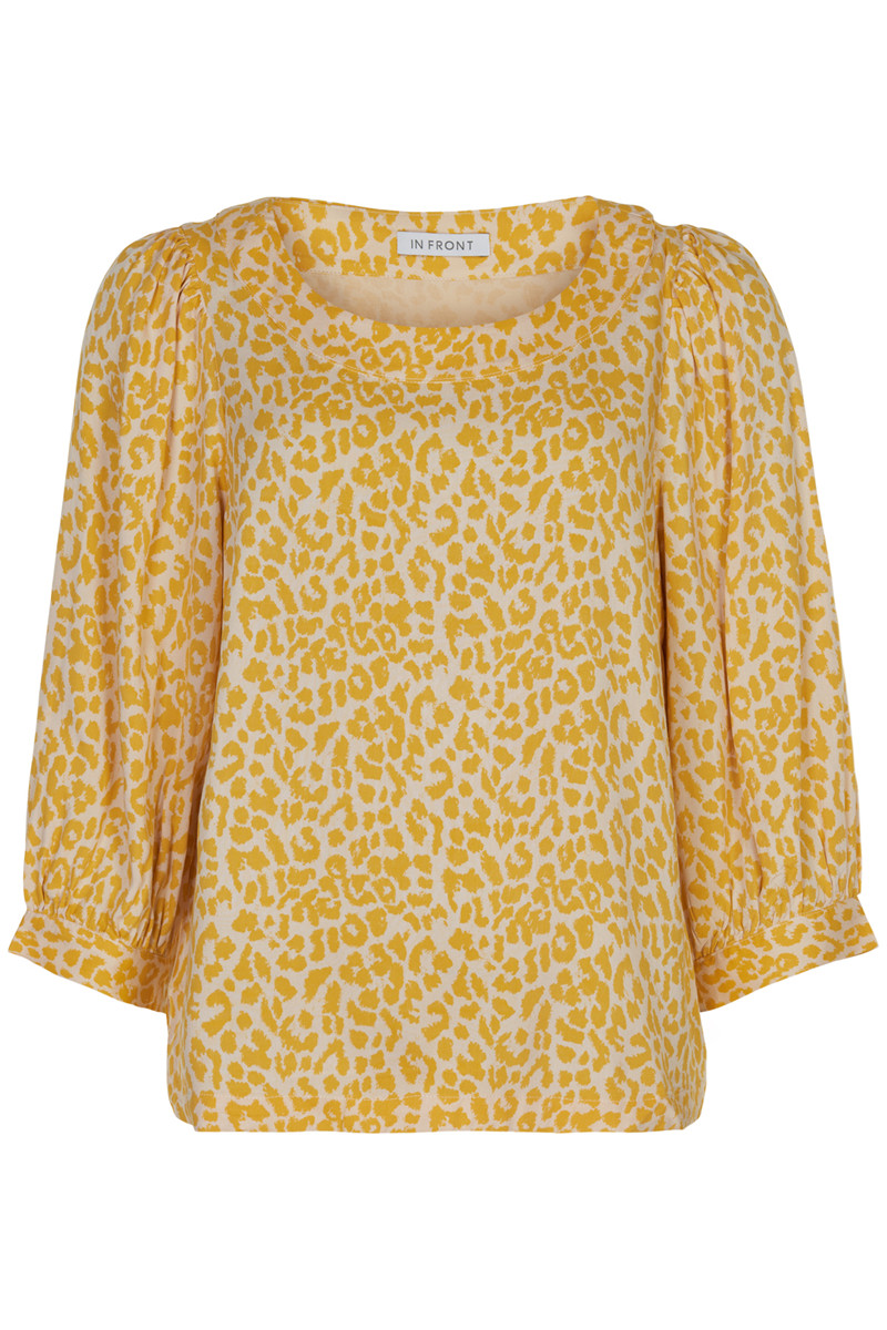 IN FRONT ELSI BLOUSE 14938 708 (Yellow 708, XL)