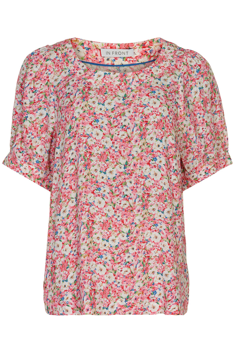 IN FRONT LAURA BLOUSE 14947 221 (Pink 221, S)