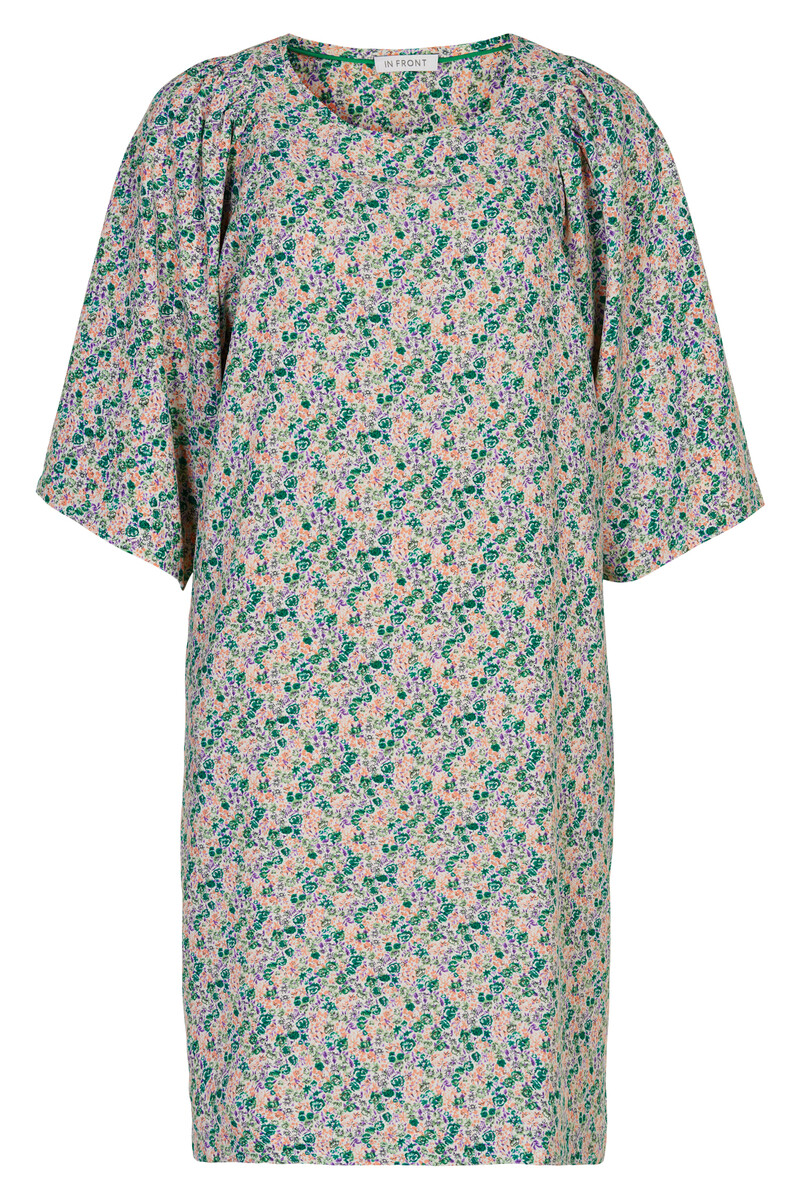 IN FRONT URI DRESS 14951 615 (Green 615, S)