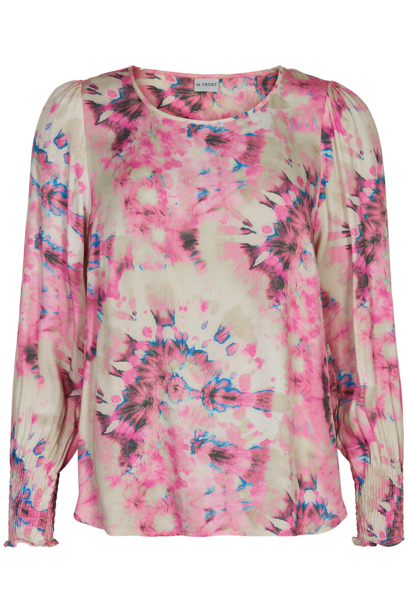 IN FRONT SKYLAR BLOUSE 14974 221 (Pink 221, M)