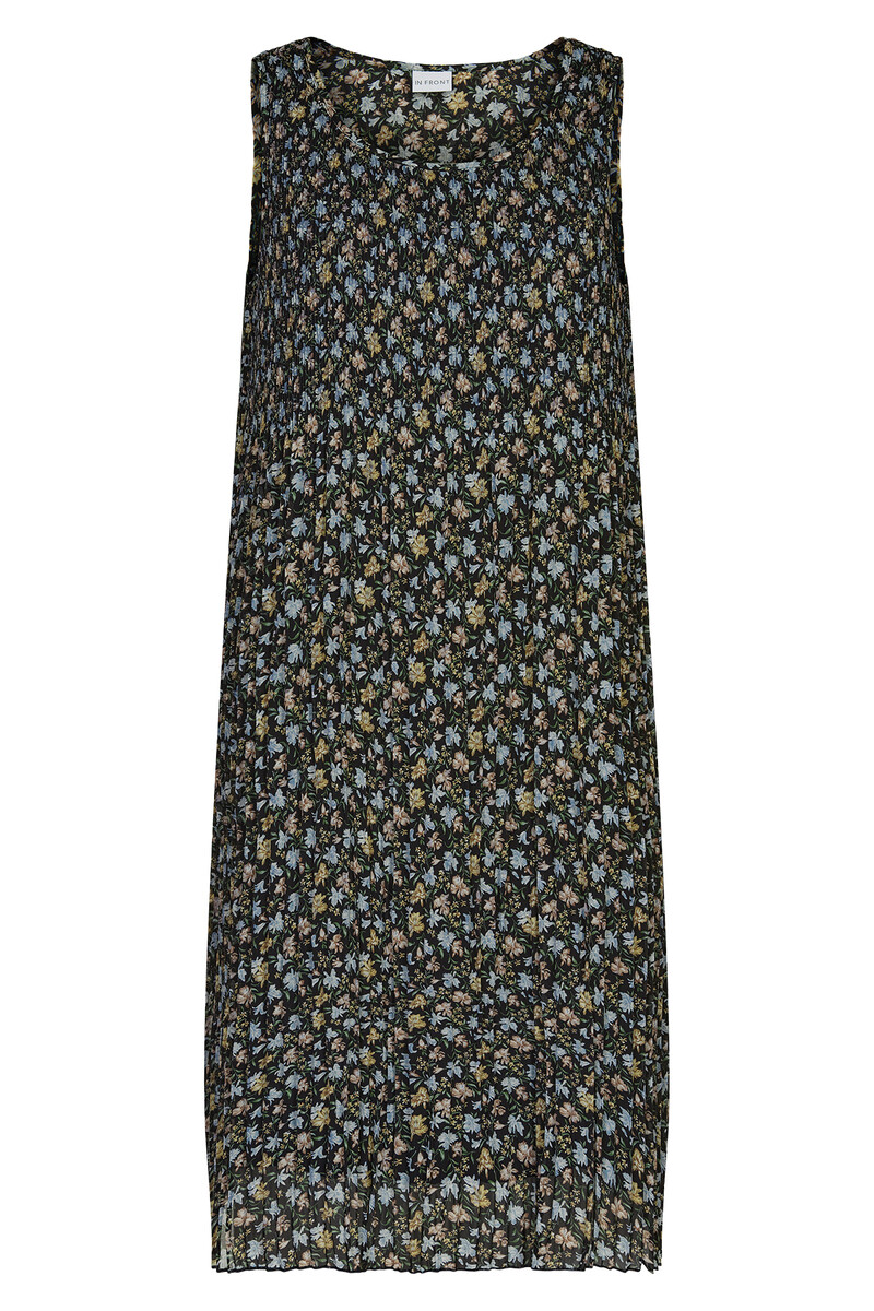 IN FRONT JAYDE PLISSE DRESS 14989 999 (Black 999, M)