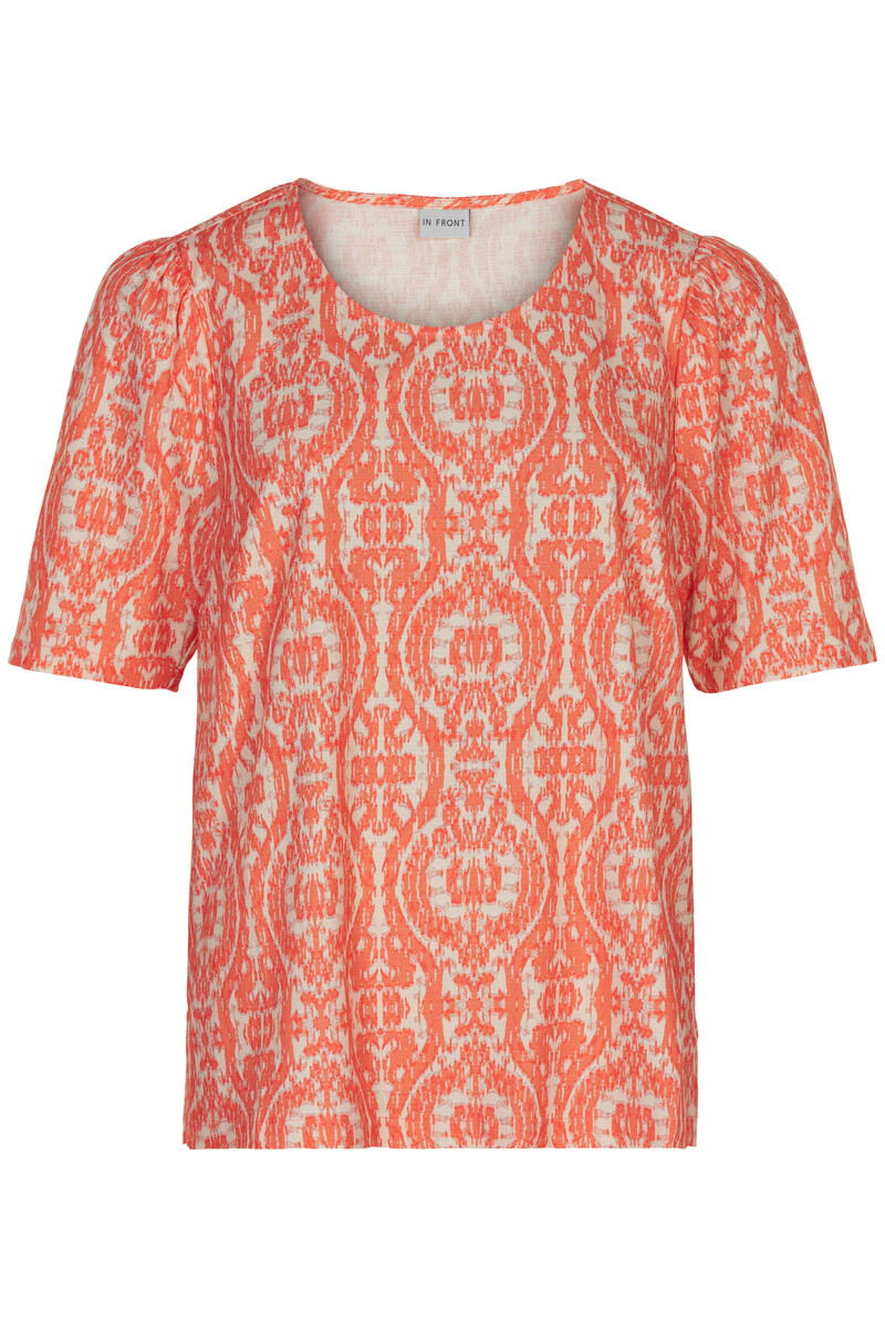 IN FRONT GEORGIE BLOUSE 15049 441 (Orange 441, L)