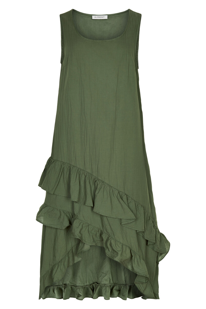 IN FRONT SANTA MARIA DRESS 15052 671 (Moss Green 671, L)