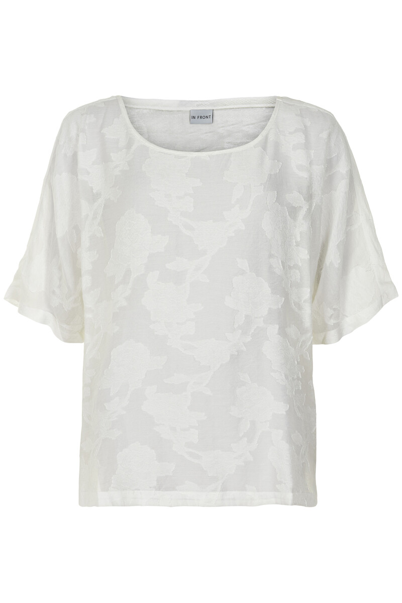 IN FRONT FINE BLOUSE 15086 020 (Off White 020, M)