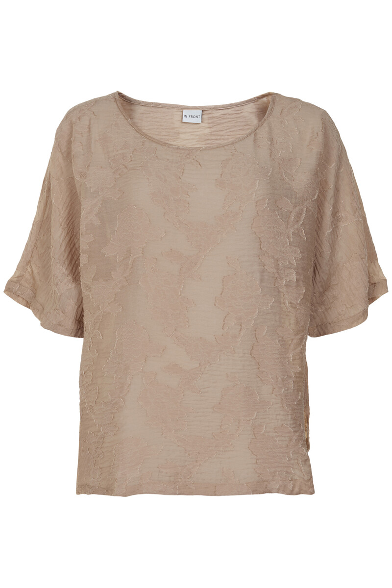 IN FRONT FINE BLOUSE 15086 191 (Sand 191, L)