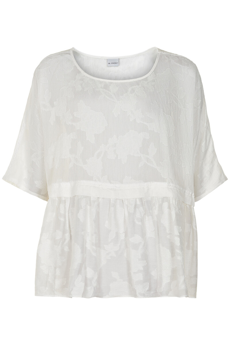 IN FRONT FINE BLOUSE 15088 020 (Off White 020, M/L)