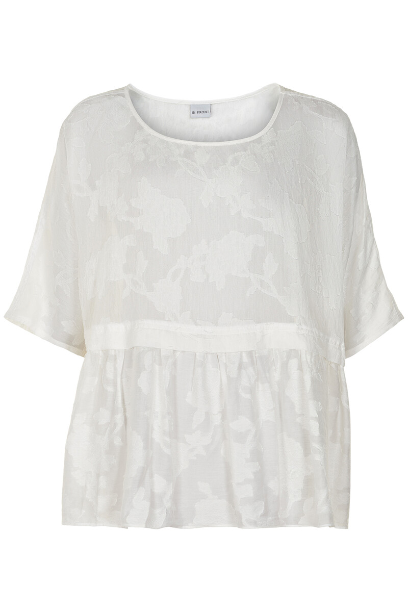 IN FRONT FINE BLOUSE 15088 020 (Off White 020, L/XL)