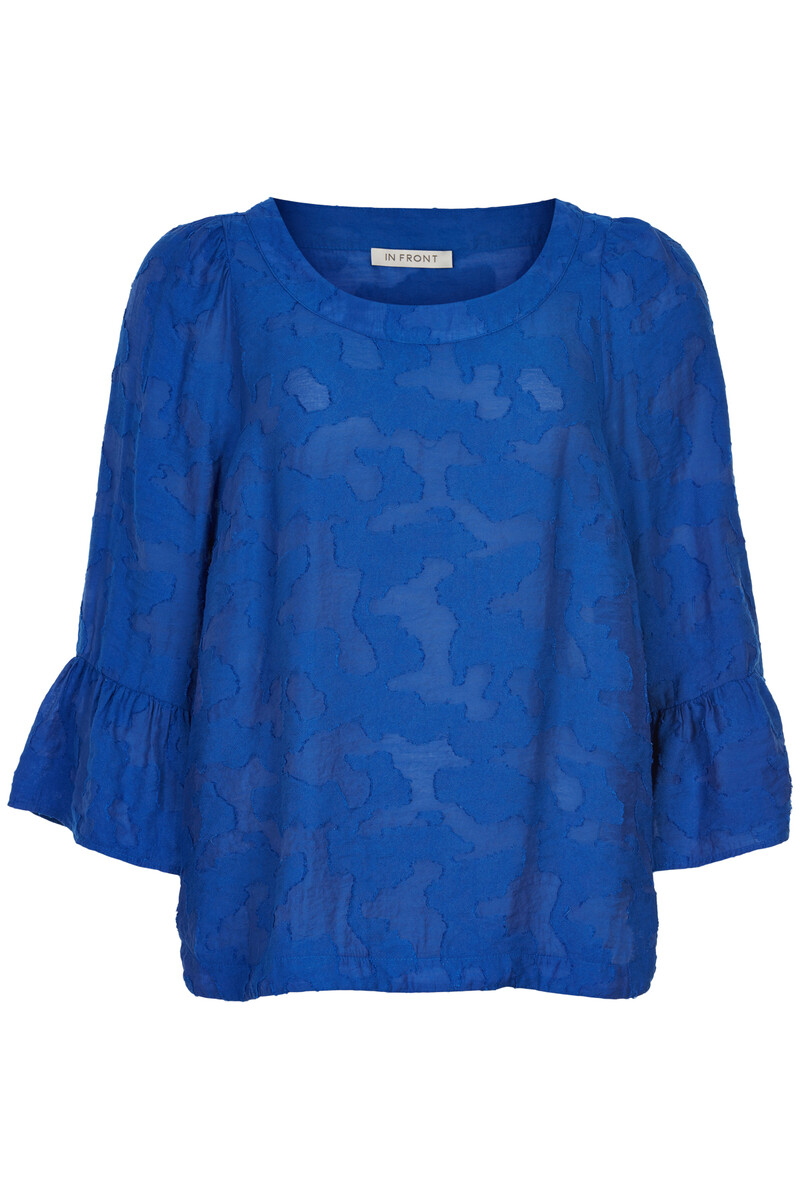 IN FRONT FRANNI BLOUSE 15189 501 (Blue 501, M)