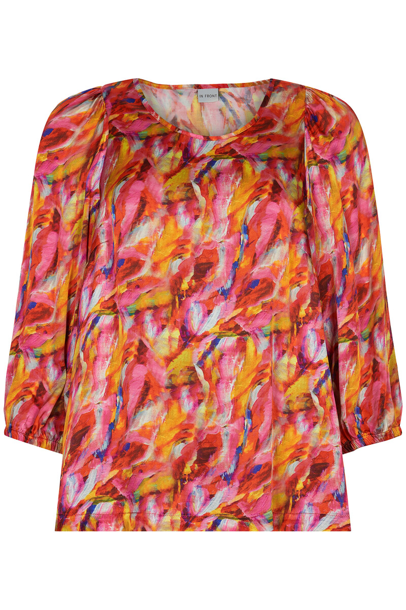 IN FRONT MAYA BLOUSE 15208 221 (Pink 221, M)