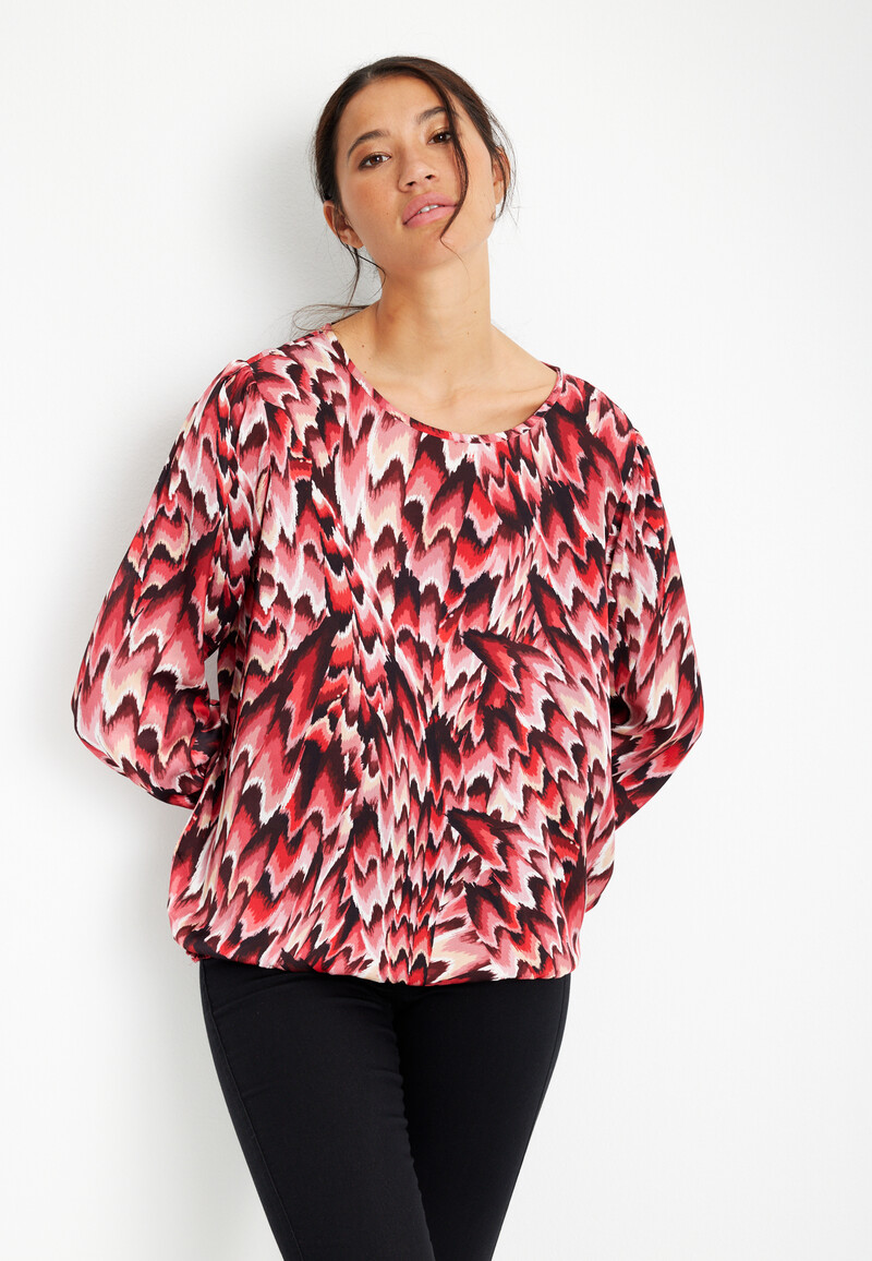 IN FRONT CHANTAL BLOUSE 15322 221 (Pink 221, S)