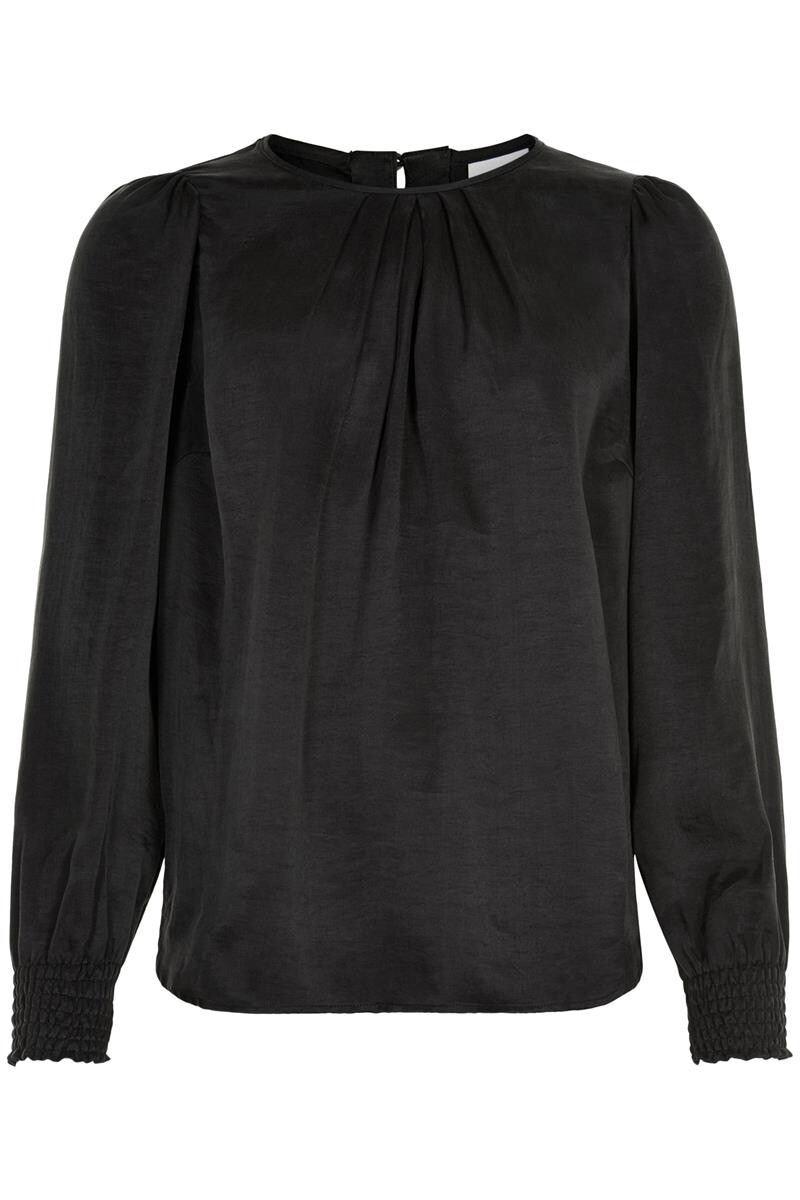 IN FRONT SMILLA BLOUSE 15350 999 (Black 999, L)