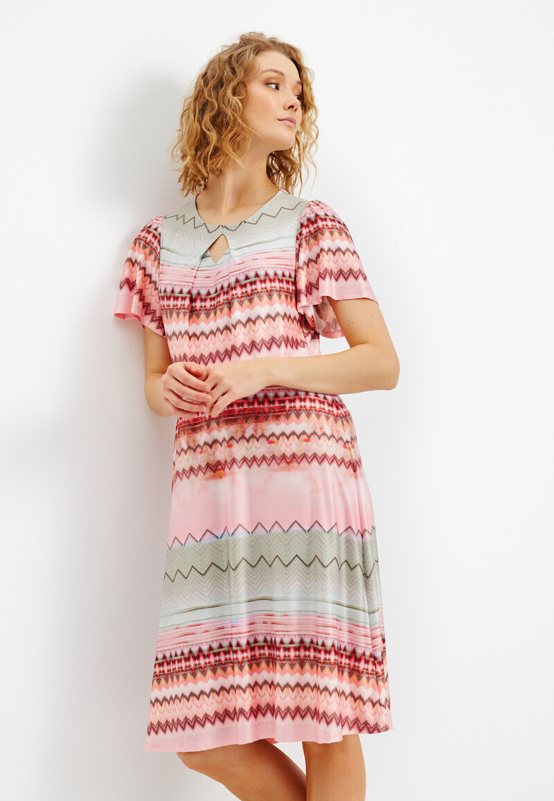 IN FRONT LUNA DRESS 15642 215 (Rose 215, XL)