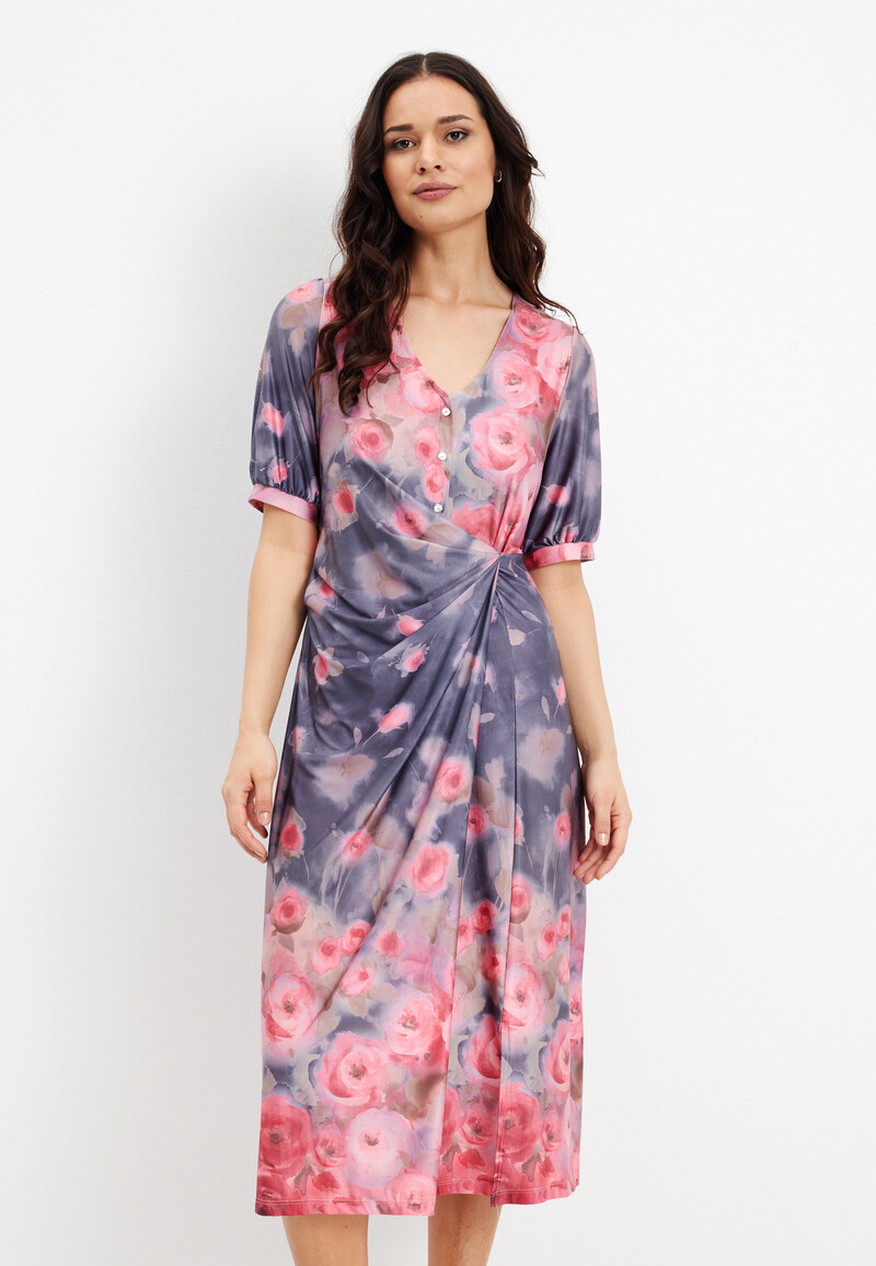 IN FRONT DYANNA DRESS 15646 215 (Rose 215, L)